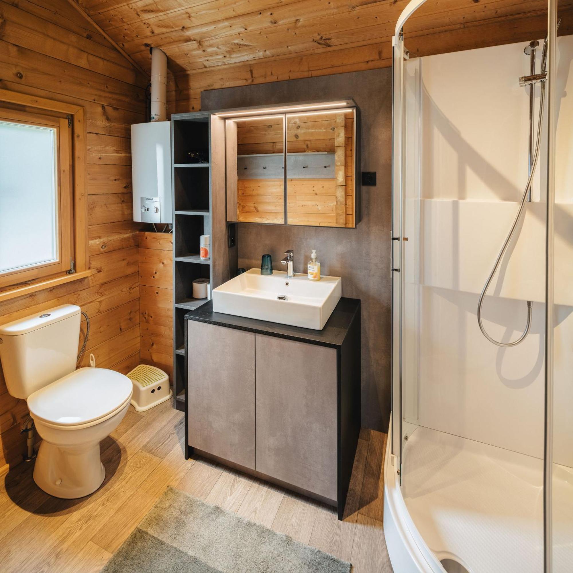 Camping Dreilaendereck Blockhuetten & Apartments Ried im Oberinntal Ngoại thất bức ảnh